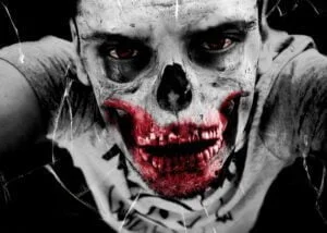 Illustration représentant un zombie.