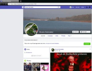 Bruno Gonzalez, son profil Facebook